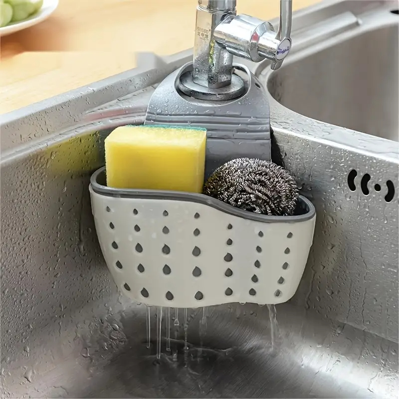 Silicone Tap Washer - سلة تصريف معلقة للمطبخ قابلة للتعديل