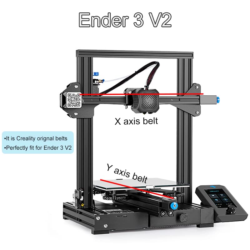أحزمة كرياليتي الرسمية 2GT-6mm - مراجعة Creality Printer Ender 3 وسعره