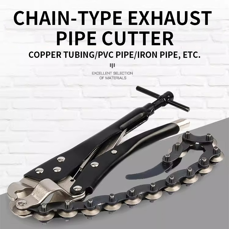 قاطع أنابيب سلسلة يدوية 90 مم  - مراجعة Pipe Cutter Ratchet وسعره