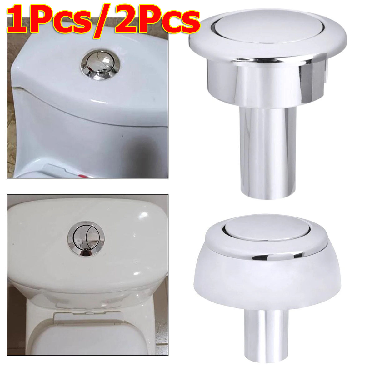 1/2 قطعة زر دفع واحد للمرحاض م - مراجعة Toilet Fill Valve وسعره